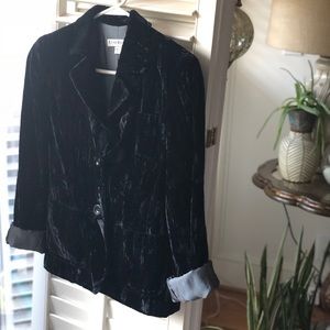 SOLD  Crushed Velvet Blazer - Sz 6/S